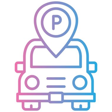 - Araba. Web simgesi basit illüstrasyon