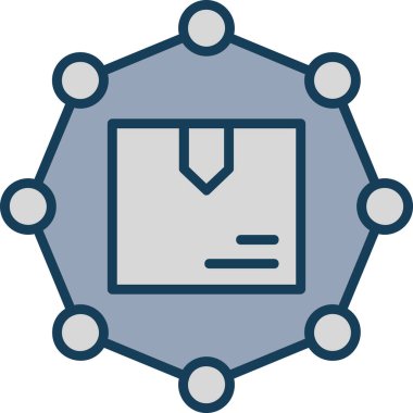 Ağ simgesi. vektör illüstrasyonu