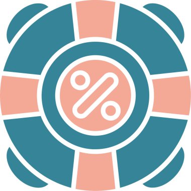 Modern bir simgenin vektör illüstrasyonu