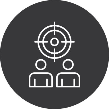 seo modern simgesinin vektör illüstrasyonu