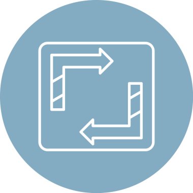 ok simgesi vektör illüstrasyonu