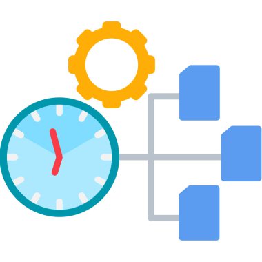 saat zaman dişlisi simgesi