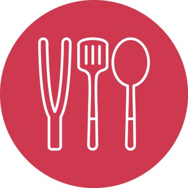 çatal, bıçak, çatal vektör simgesi.