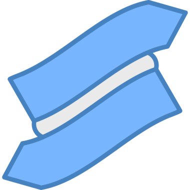 vektör çizim karikatür eşarp