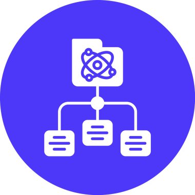 veri ve simgenin vektör illüstrasyonu