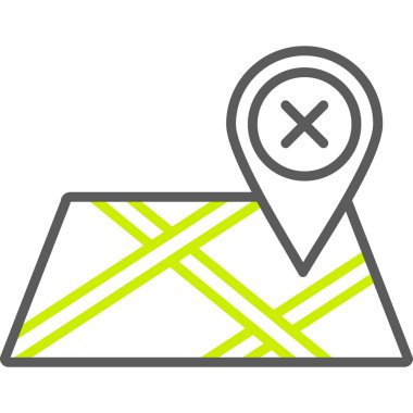 İşaretleme simgesi olan harita iğnesi. konum belirleyici sembol. vektör illüstrasyonu