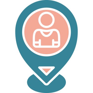 harita konumu simgesi ana hat biçiminde