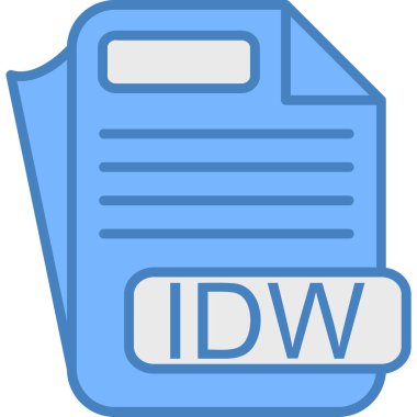 Dosya biçiminin vektör illüstrasyonu