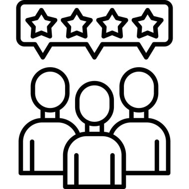 Müşteri hizmeti simgesi, vektör illüstrasyonu