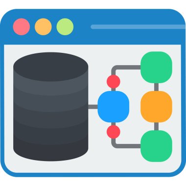 veri sunucu veritabanı simgesi