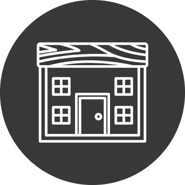 ev simgesi vektör illüstrasyonu