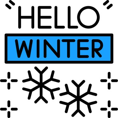 Kış arkaplanı olan bir arkaplanın vektör çizimi