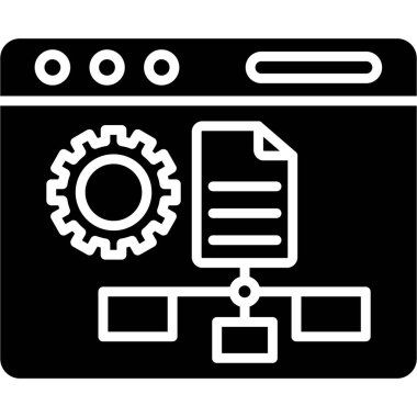 Vektör ayarı Simge illüstrasyonu