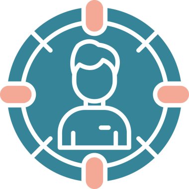 seo modern simgesinin vektör illüstrasyonu