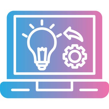 Seo simgesinin vektör illüstrasyonu