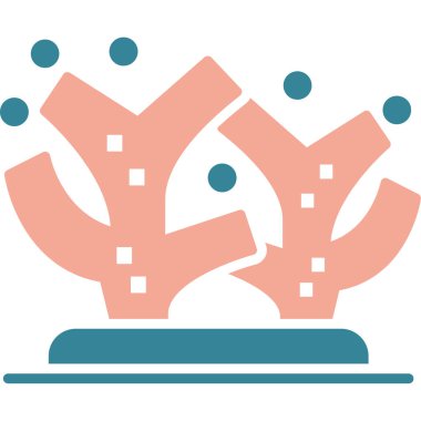 Beyaz arkaplandaki bir çiçeğin vektör çizimi