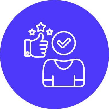 Başparmaklar yukarı. Basit tasarım