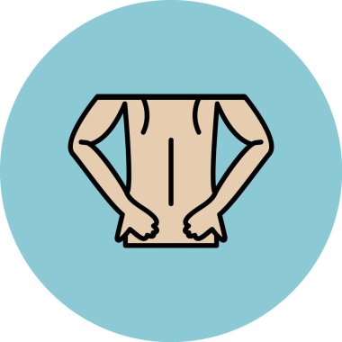 İnsan simgesinin vektör illüstrasyonu