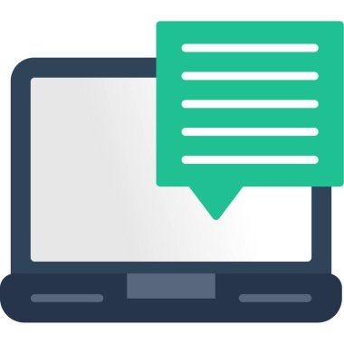 Bilgisayar. Web simgesi basit illüstrasyon
