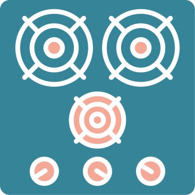 vektör tasarımında hedef hedef simgesi