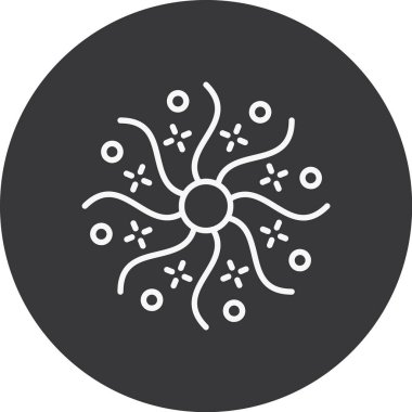 Modern simgenin vektör illüstrasyonu