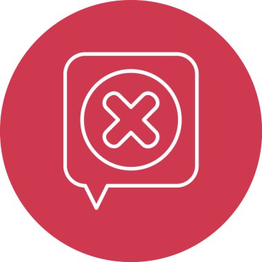 Bir mesajın vektör illüstrasyonu