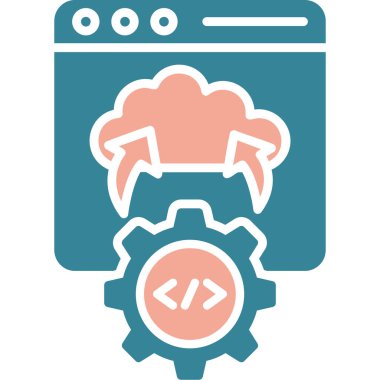 Web geliştirme kutsal kişilerin resmi, vektör çizim