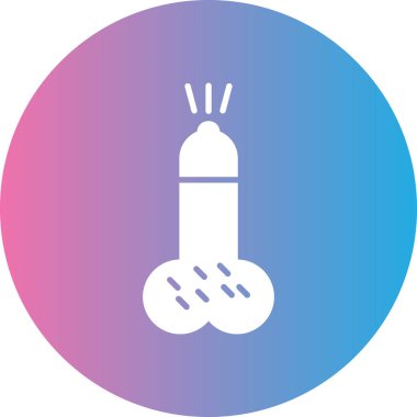 Tek izole edilmiş simgenin vektör illüstrasyonu