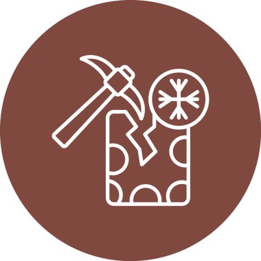 Çekiç ve çekicin vektör çizimi