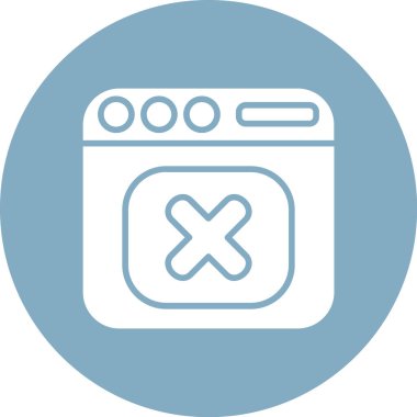 Mutfak ve fırın simgesinin vektör çizimi