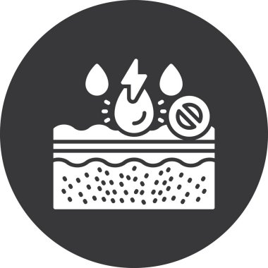 Bir ateş simgesinin vektör illüstrasyonu