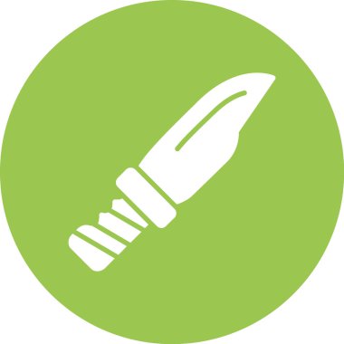 fırça vektör simgesi. Çizim biçimi düz tasarım sembolüdür. Beyaz arkaplanda eko yeşil eko sembolü.