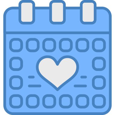 Aşk simgesini ana hatlarıyla doldur