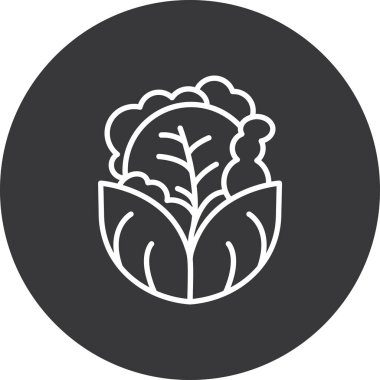 lahana, lahana, sebze ikonu