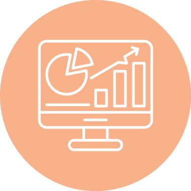 seo modern simgesinin vektör illüstrasyonu