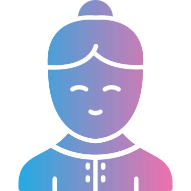 Gökkuşağı maskeli bir adamın vektör çizimi