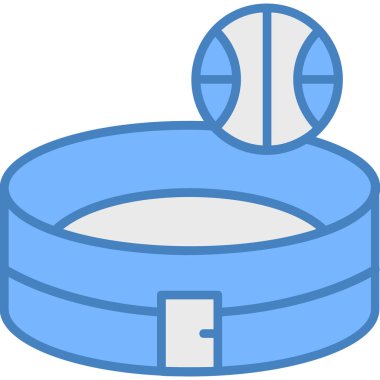 Beyzbol topu. Basit tasarım