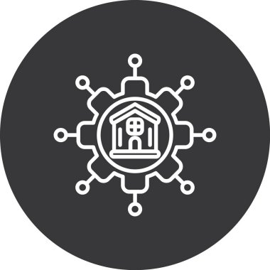 Yapı simgesinin vektör illüstrasyonu