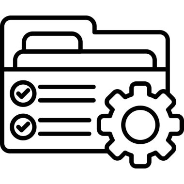 Belge. Web simgesi basit tasarım
