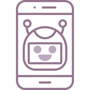 akıllı telefon simgesi, illüstrasyon tasarımı