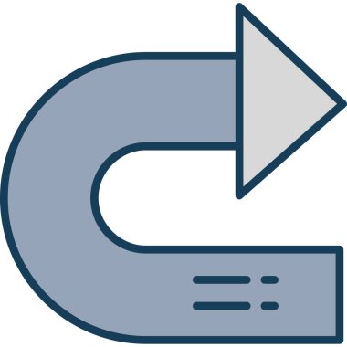 Okun simgesini tazele, vektör tasarımı