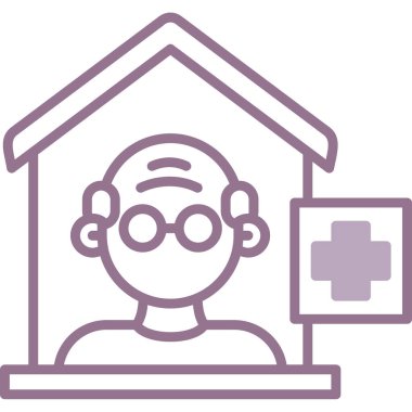 Tıbbi bakım. Basit illüstrasyon