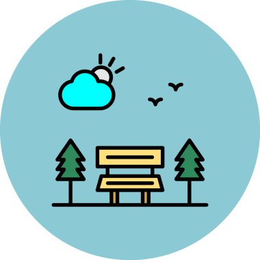 Vektör Ağacı Simgesi illüstrasyonu