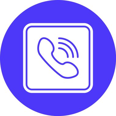 Bir telefonun vektör illüstrasyonu