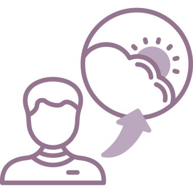 konuşma baloncuğu çizgisi biçim vektör tasarımlı avatar erkek