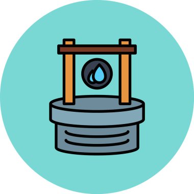 Fıçı. Web simgesi basit illüstrasyon