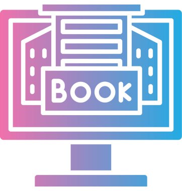 Kitap. Web simgesi basit illüstrasyon