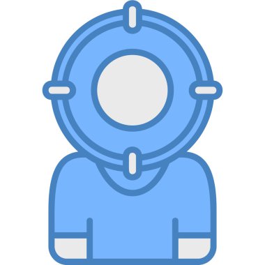 Avatar simgesi. vektör illüstrasyonu