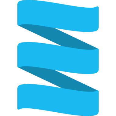 kurdele simgesi, düz biçim