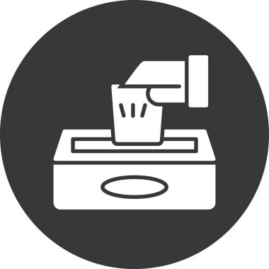 Yazıcı. Web simgesi basit illüstrasyon